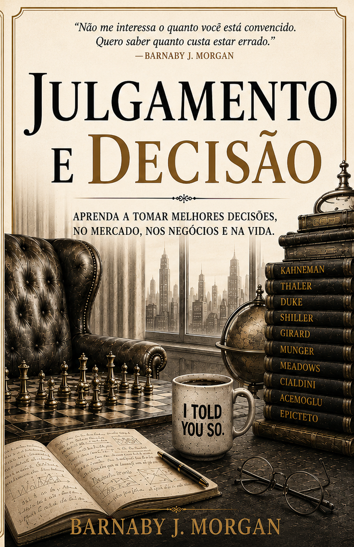 Capa do livro Julgamento e Decisão, de Barnaby J. Morgan